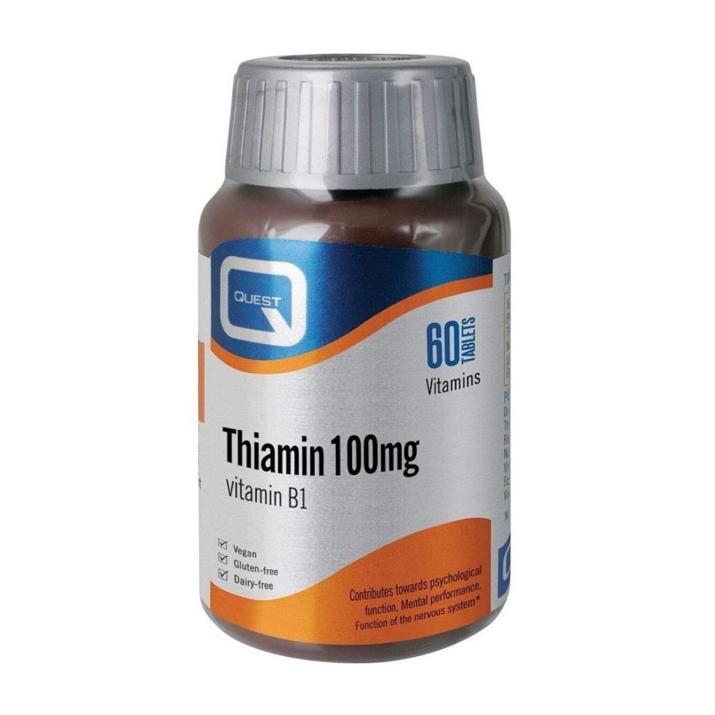 Quest Thiamine (Vitamin B1) 100mg 60 Tablets Expiry date August 2024