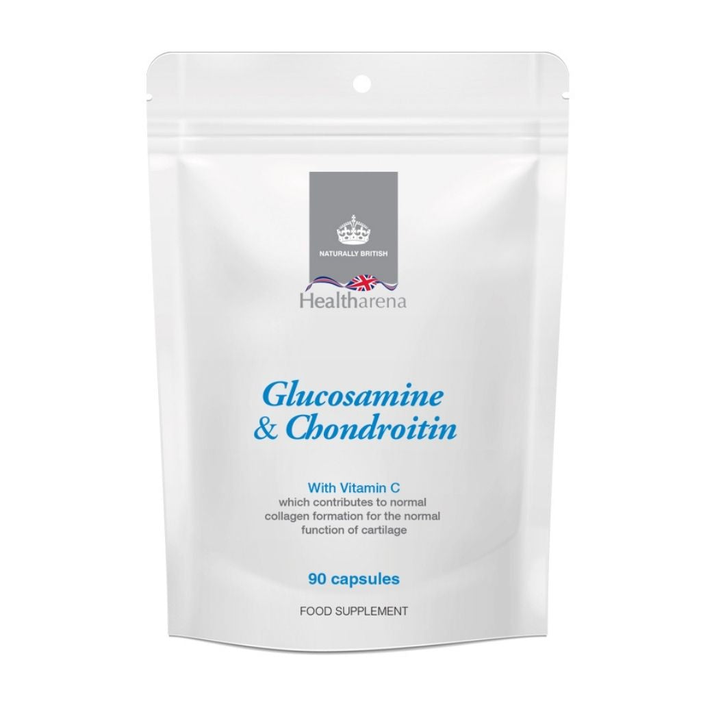 Glucosamine & Chondroitin with Vitamin C, Eco-Friendly Pouch, (90 capsules)