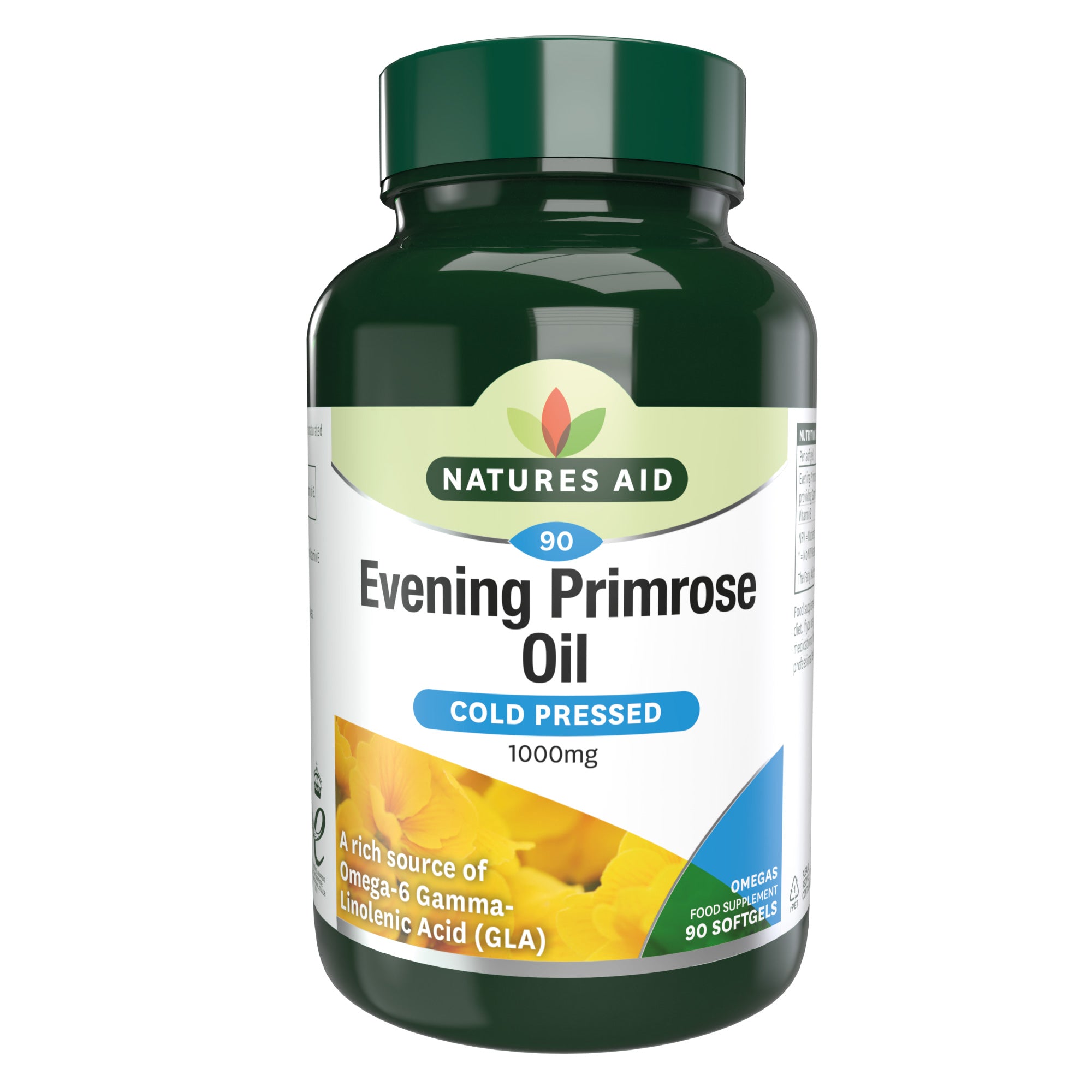 Natures Aid Evening Primrose Oil 1000mg, 90 capsules
