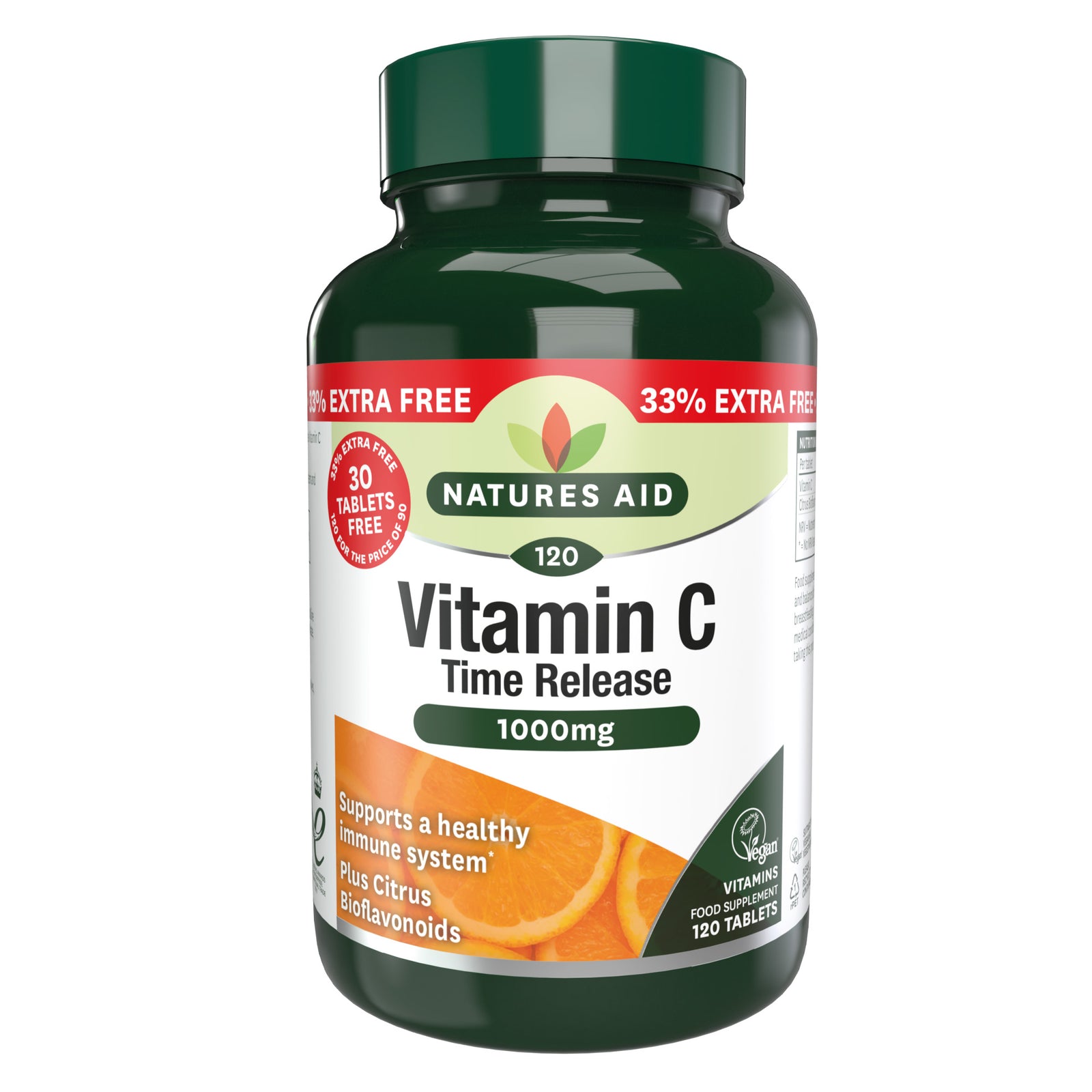 Natures Aid Vitamin C Time Release, 90 tablets
