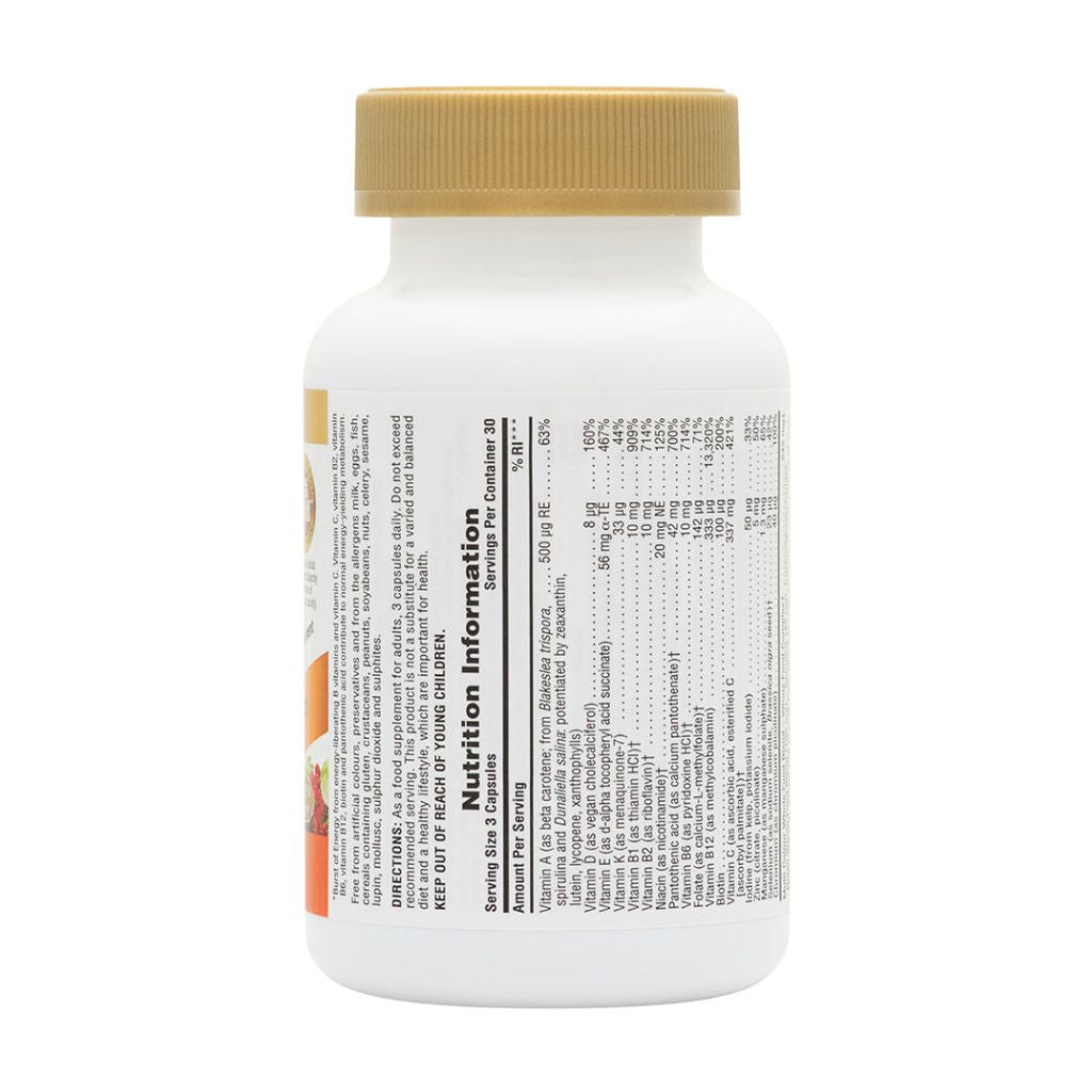 Natures Plus, Source of Life® GOLD Multivitamin Capsules The Ultimate Multi-Vitamin Supplement, 90 vegan capsules