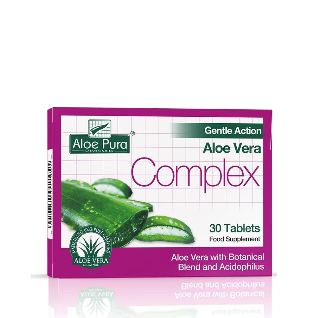 Aloe Pura Gentle Action Aloe Vera Complex 30 Tablets