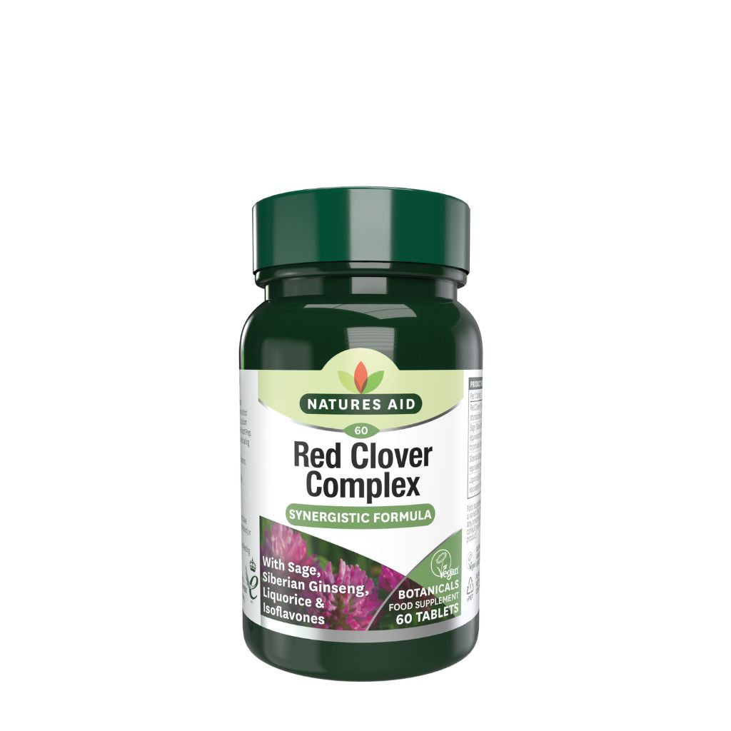 Natures Aid Red Clover Complex, 60 tablets