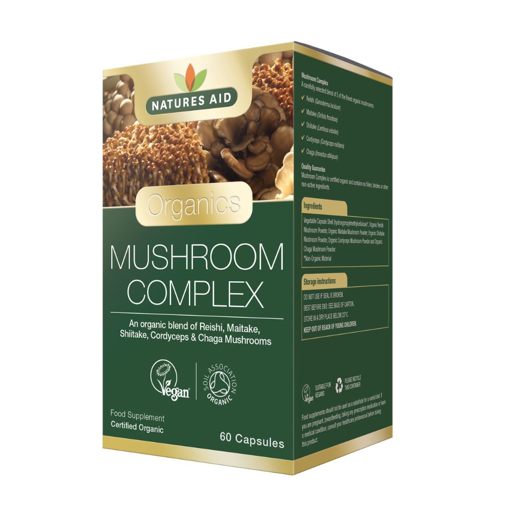 Natures Aid Mushroom Complex, 60 capsules