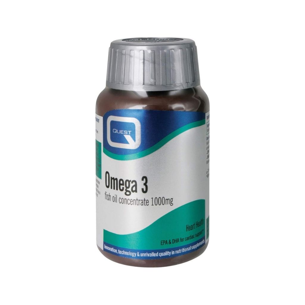 Quest Omega 3 Fish Oil, 1000mg, 90 Capsules